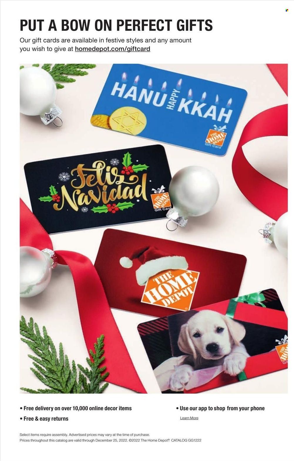 The Home Depot Weekly Ad Flyer Specials November 21 to December 25, 2022