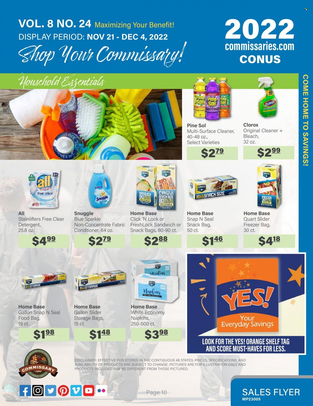 Commissary Weekly Ad Flyer Specials November 21 to December 4, 2022