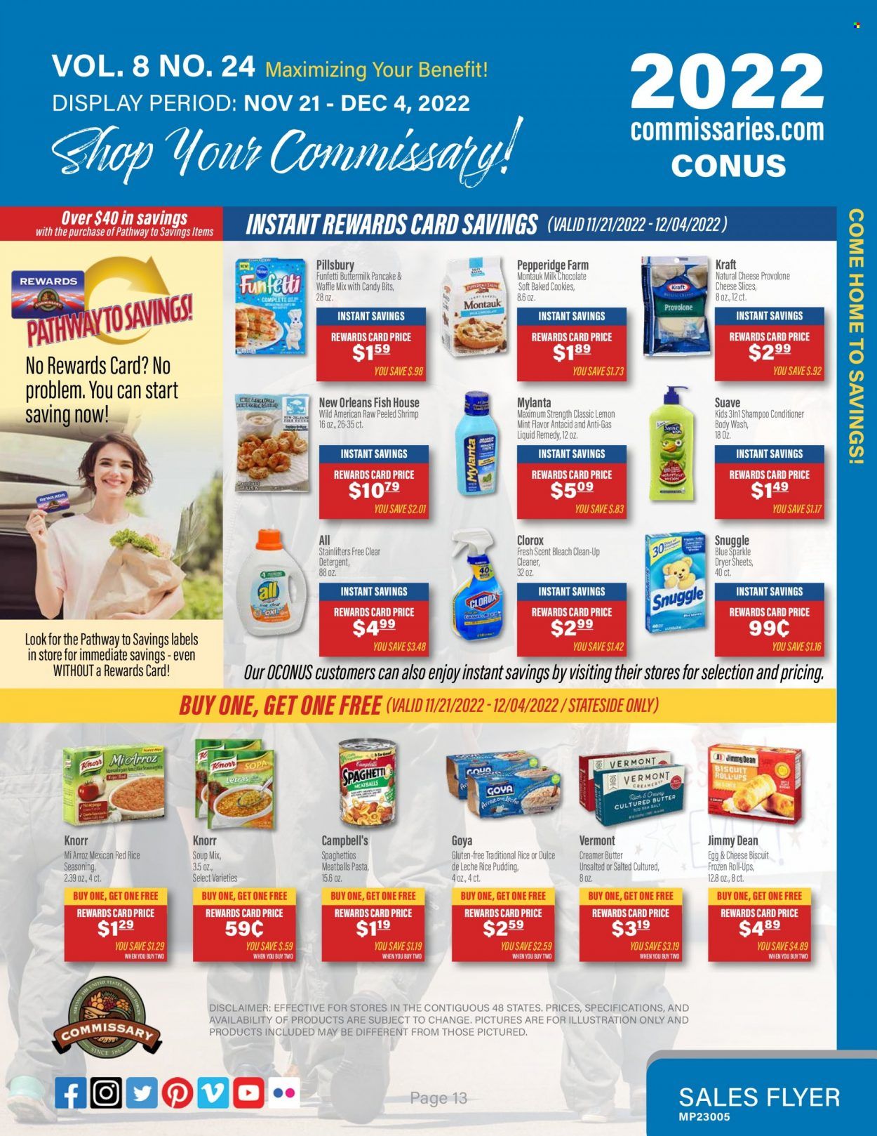 Commissary Weekly Ad Flyer Specials November 21 to December 4, 2022