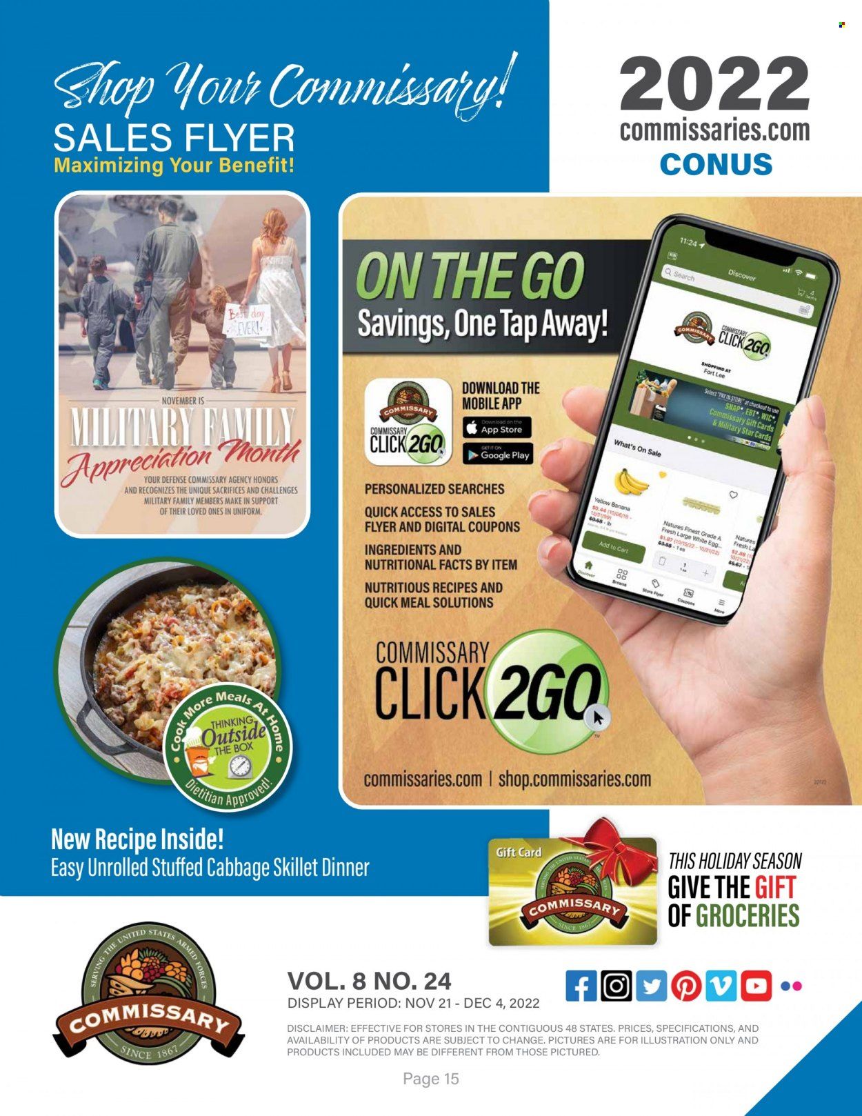 Commissary Weekly Ad Flyer Specials November 21 to December 4, 2022