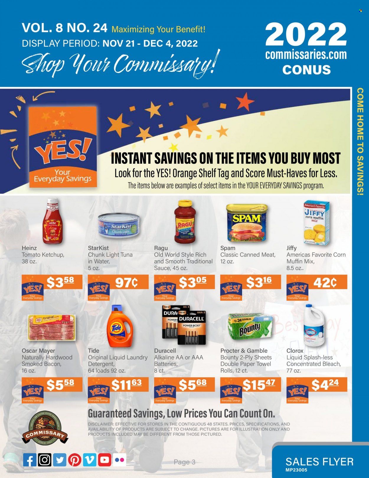 Commissary Weekly Ad Flyer Specials November 21 to December 4, 2022
