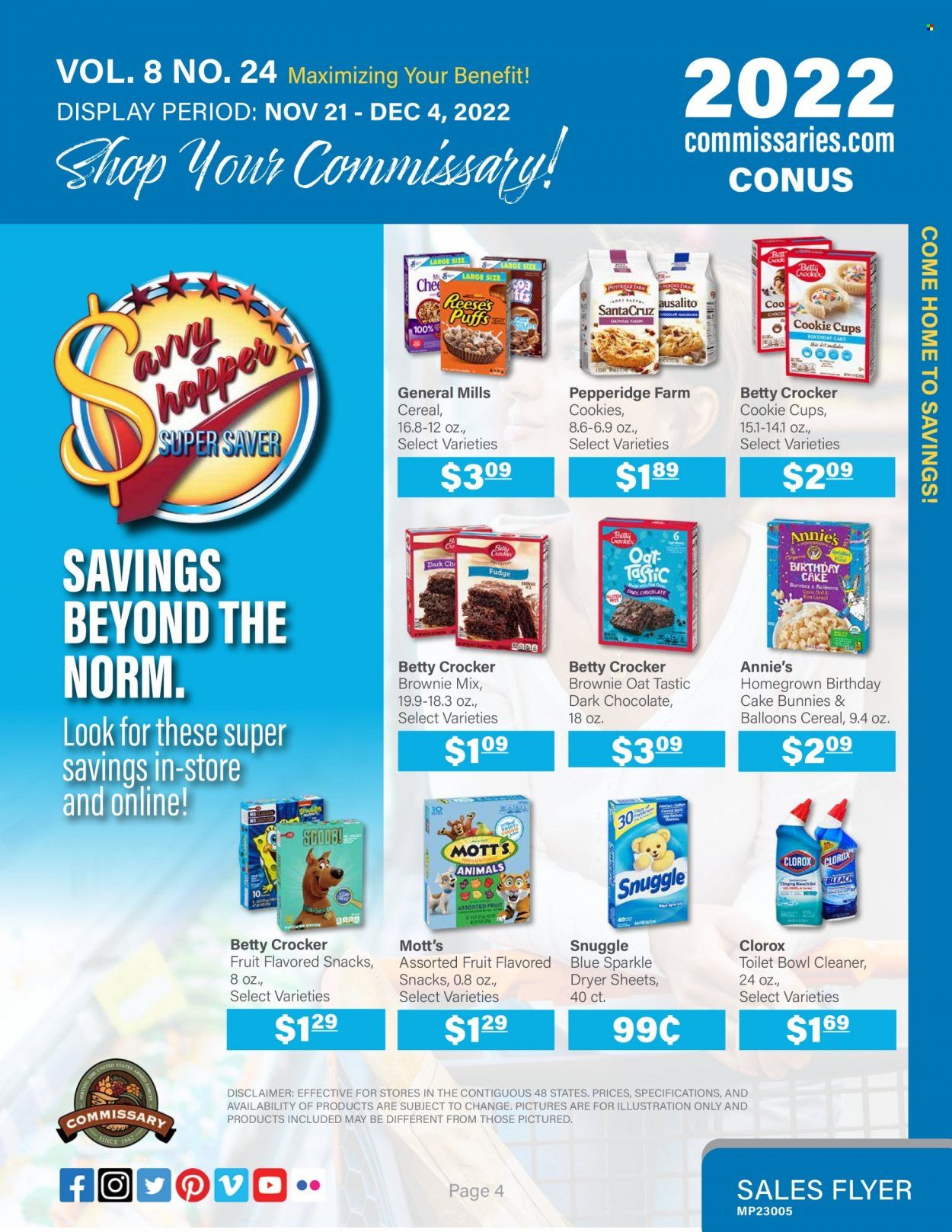 Commissary Weekly Ad Flyer Specials November 21 to December 4, 2022