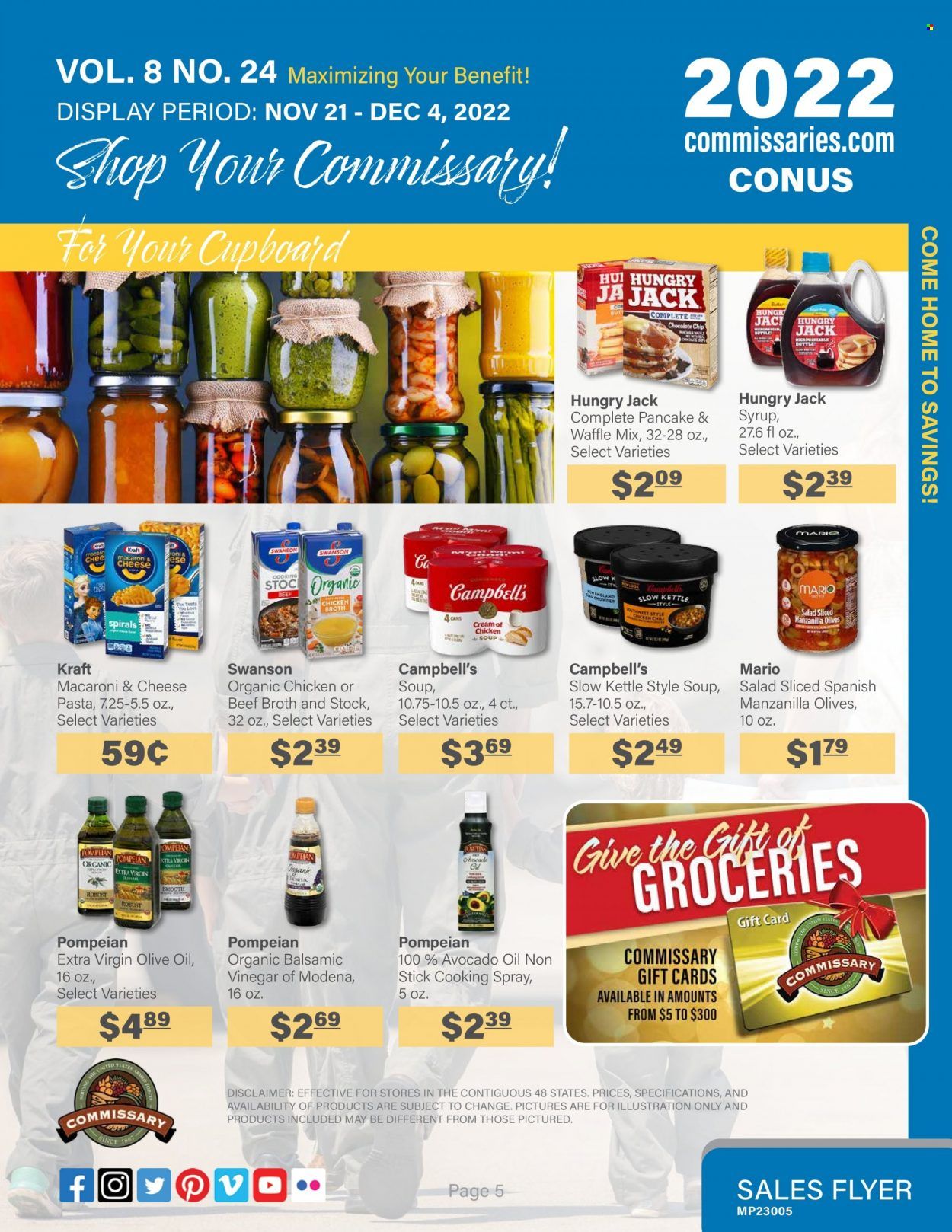 Commissary Weekly Ad Flyer Specials November 21 to December 4, 2022