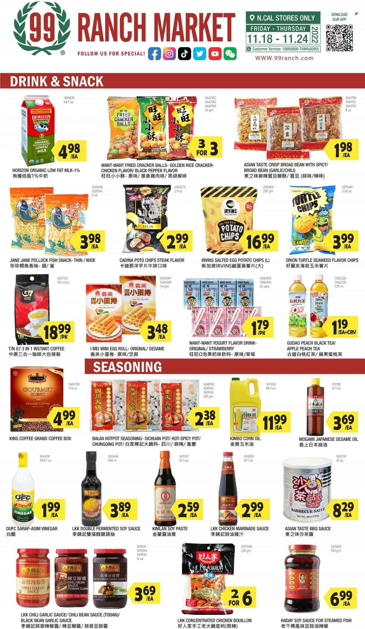 99 Ranch Market (92, CA) Weekly Ad Flyer Specials November 18 to November 24, 2022