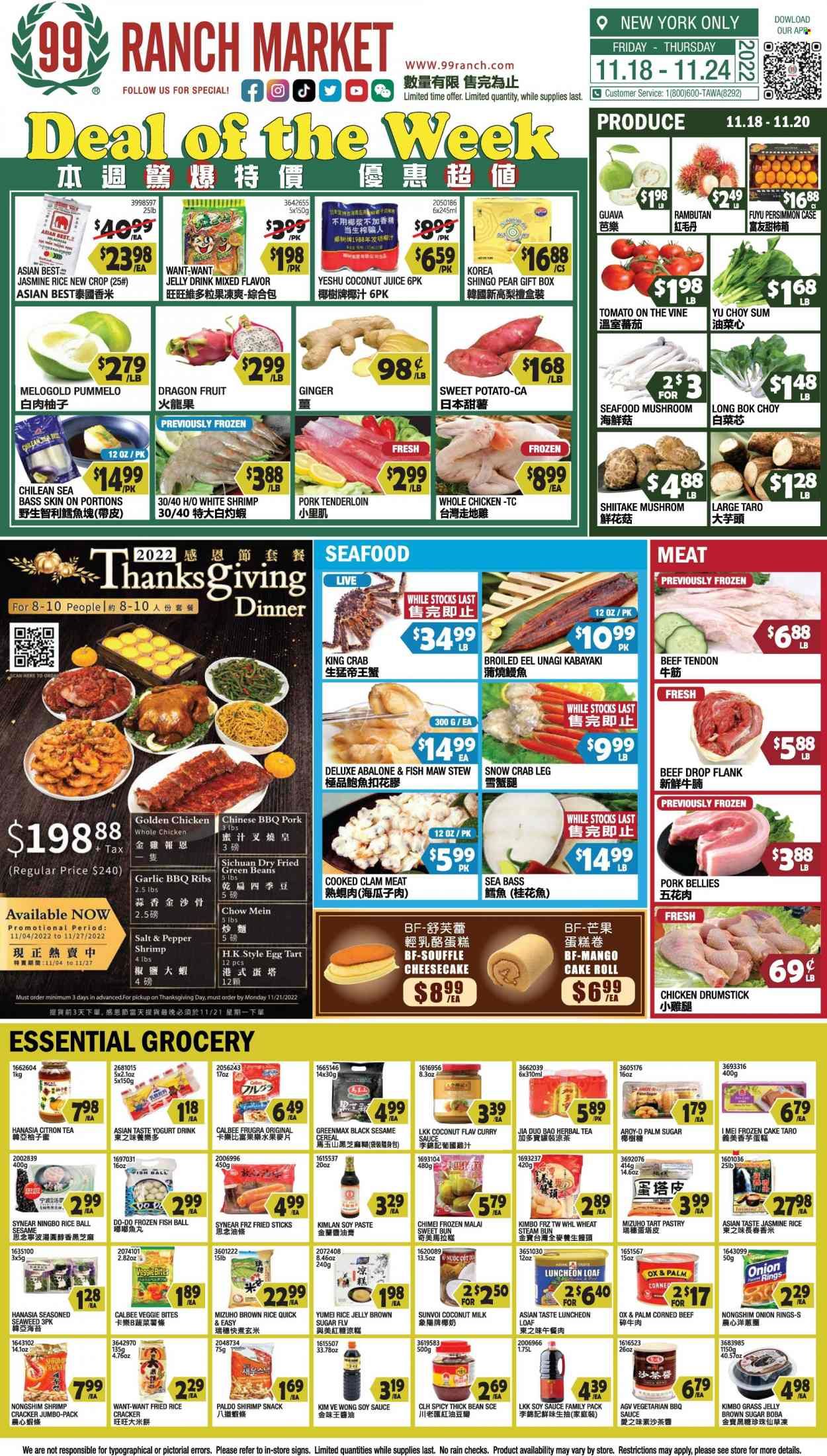 99 Ranch Market (15) Weekly Ad Flyer Specials November 18 to November 24, 2022