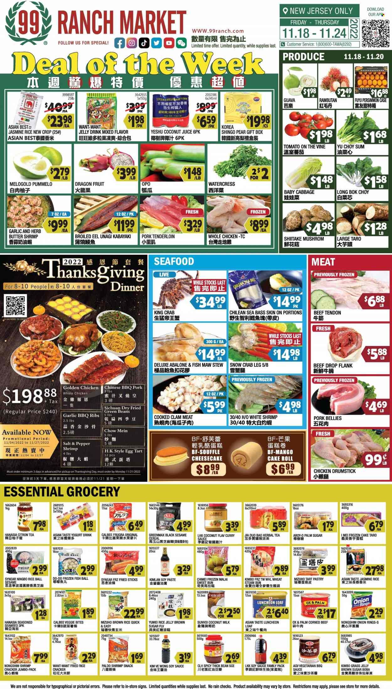 99 Ranch Market (NJ) Weekly Ad Flyer Specials November 18 to November 24, 2022