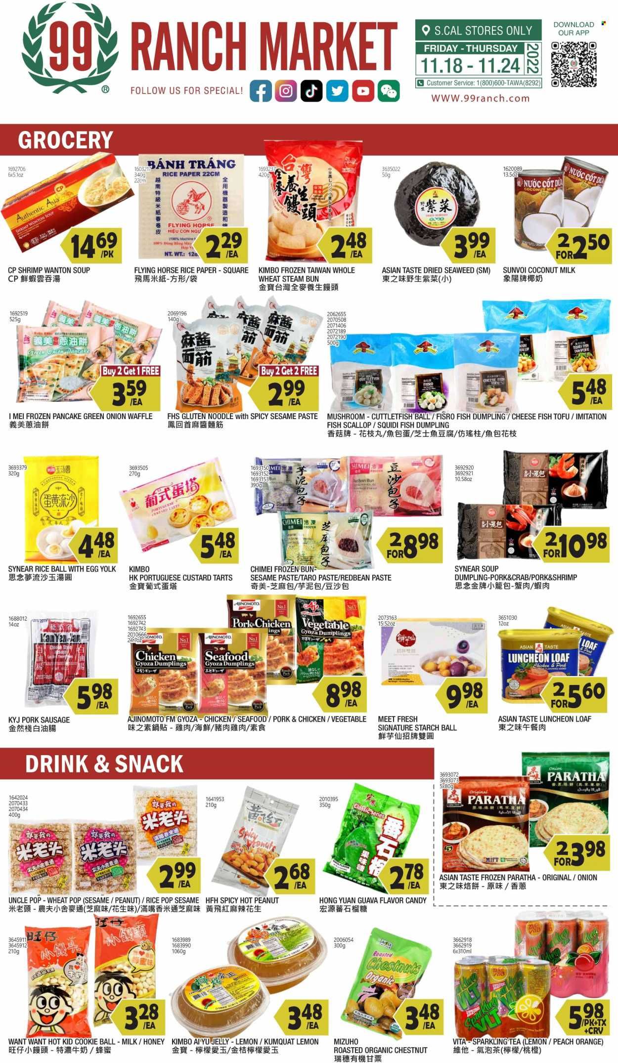 99 Ranch Market (40, CA) Weekly Ad Flyer Specials November 18 to November 24, 2022