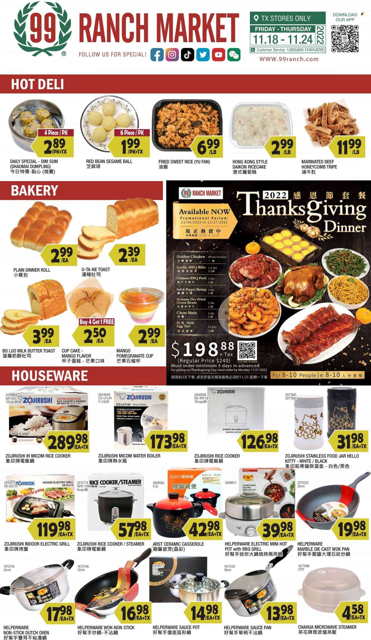 99 Ranch Market (TX) Weekly Ad Flyer Specials November 18 to November 24, 2022