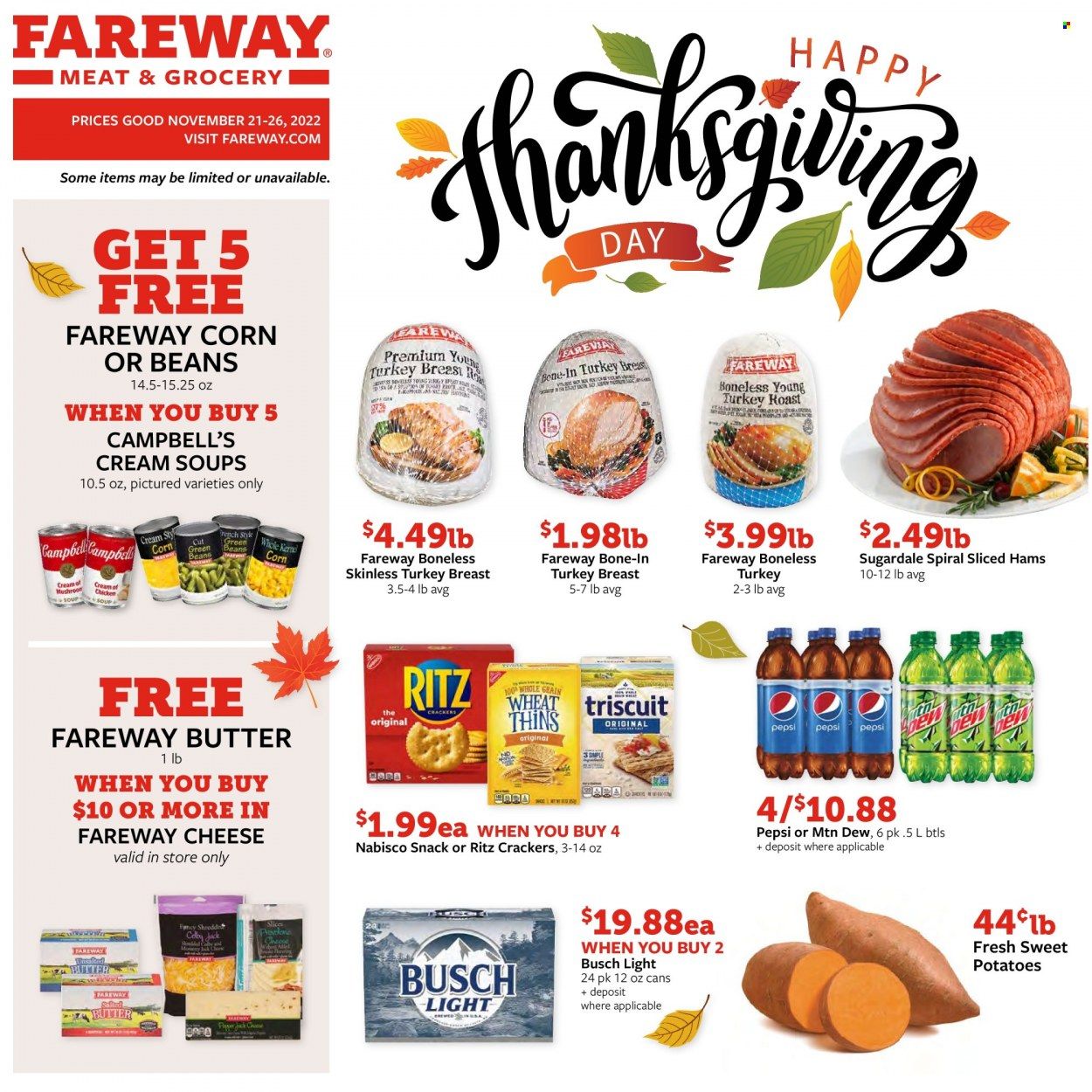 Fareway (IA) Weekly Ad Flyer Specials November 21 to November 26, 2022