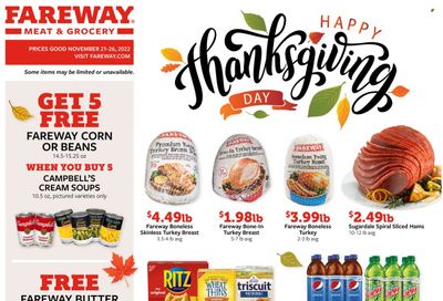 Fareway (IA) Weekly Ad Flyer Specials November 21 to November 26, 2022