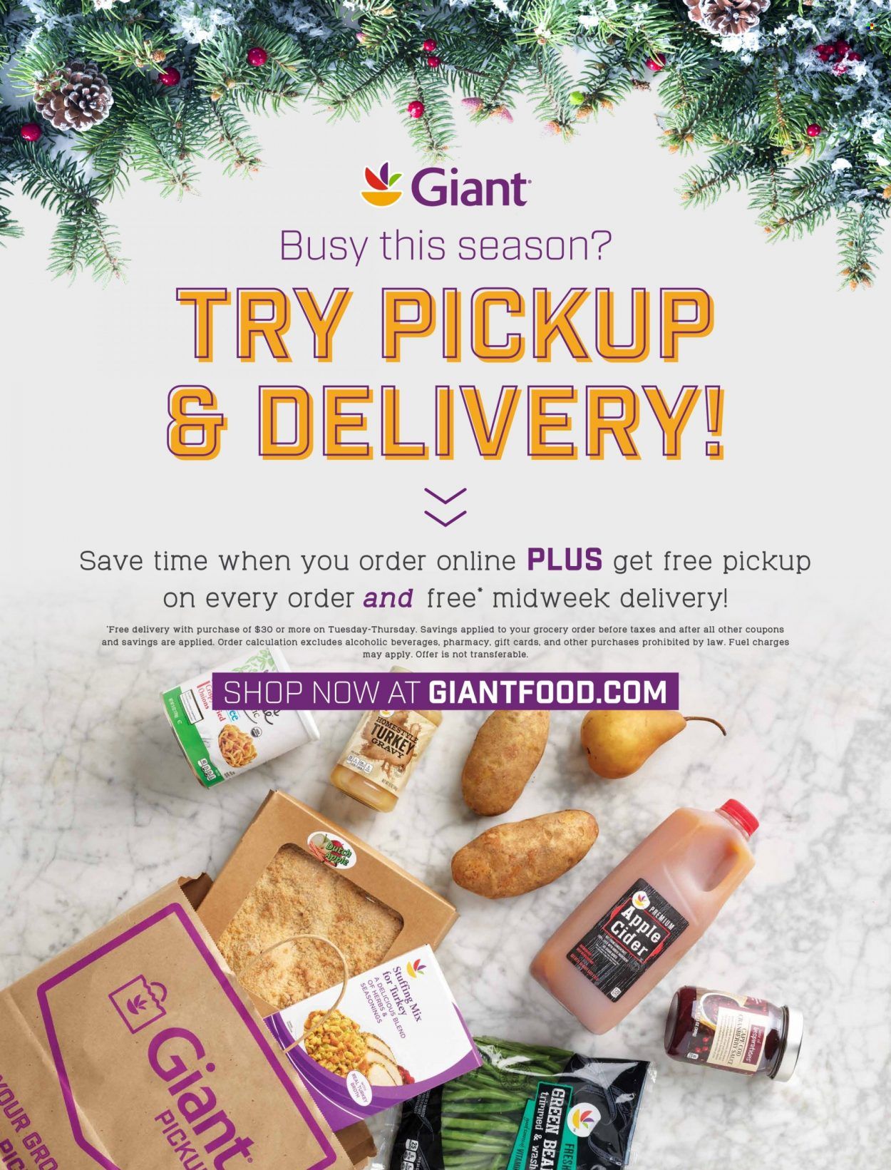 Giant Food (DE, MD, VA) Weekly Ad Flyer Specials December 1 to December 31, 2022