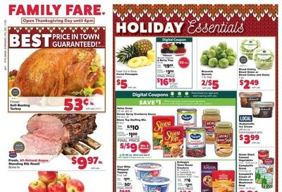 Family Fare (MI) Weekly Ad Flyer Specials November 20 to November 26, 2022