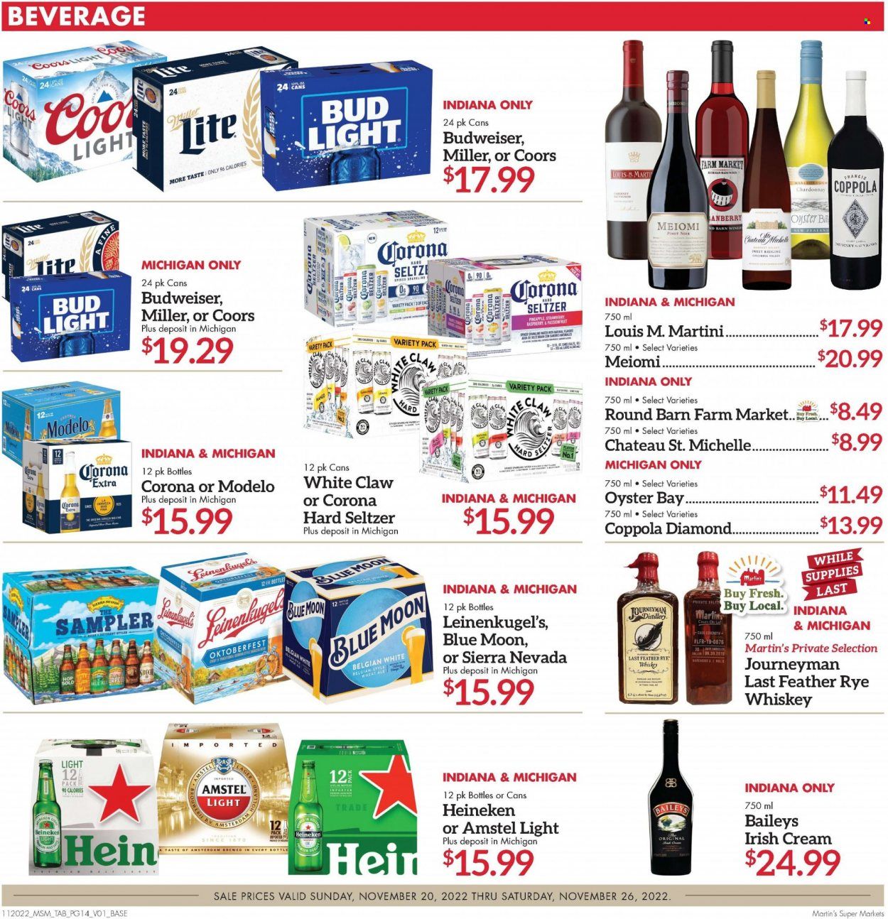 Martin’s (IN, MI) Weekly Ad Flyer Specials November 20 to November 26, 2022