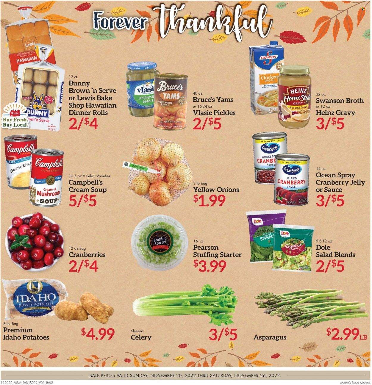 Martin’s (IN, MI) Weekly Ad Flyer Specials November 20 to November 26, 2022