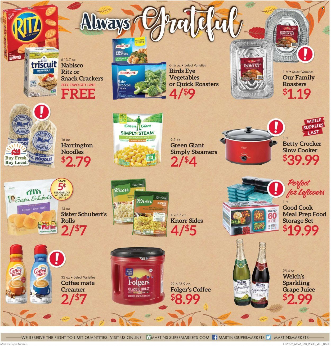 Martin’s (IN, MI) Weekly Ad Flyer Specials November 20 to November 26, 2022