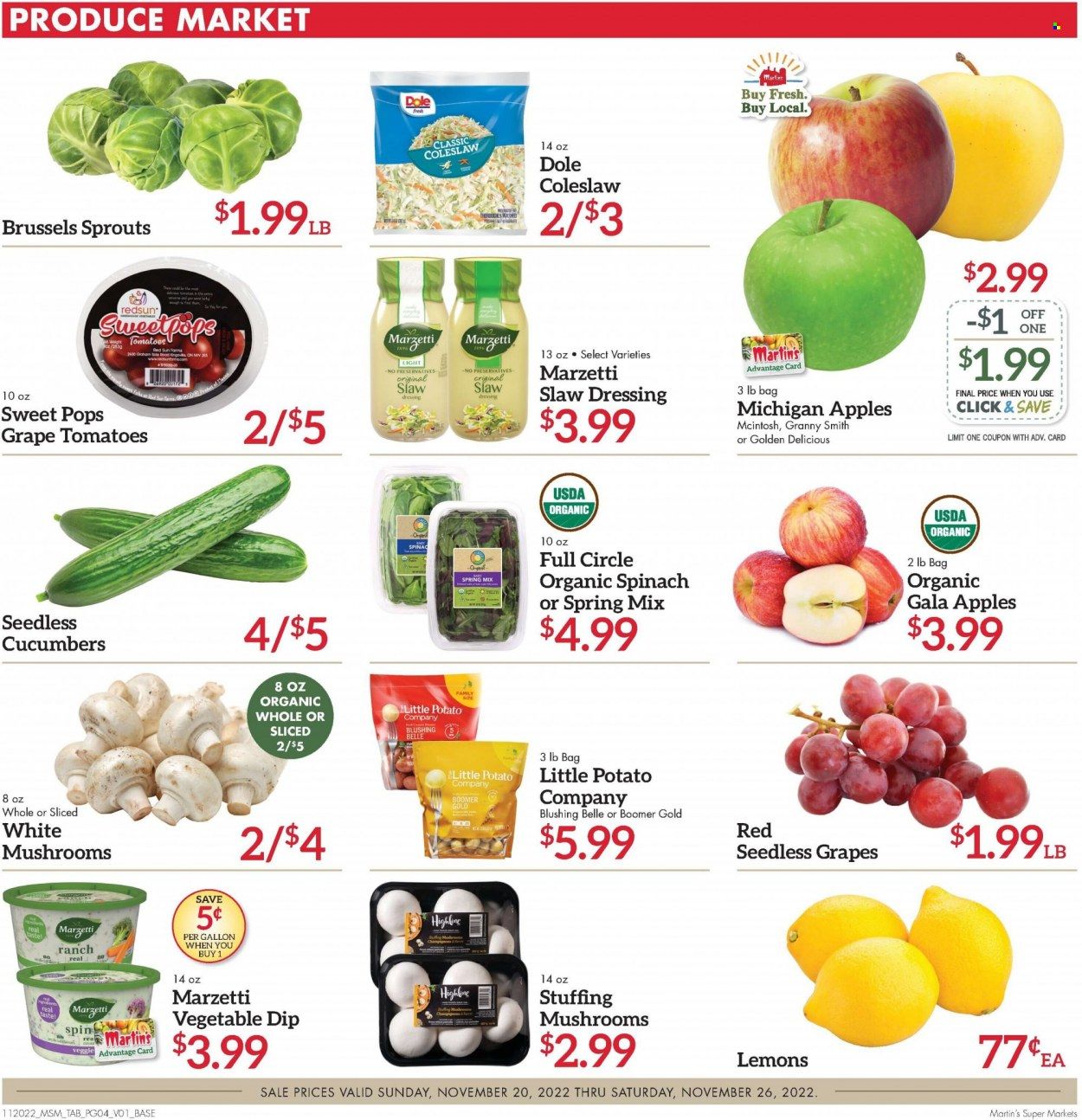 Martin’s (IN, MI) Weekly Ad Flyer Specials November 20 to November 26, 2022