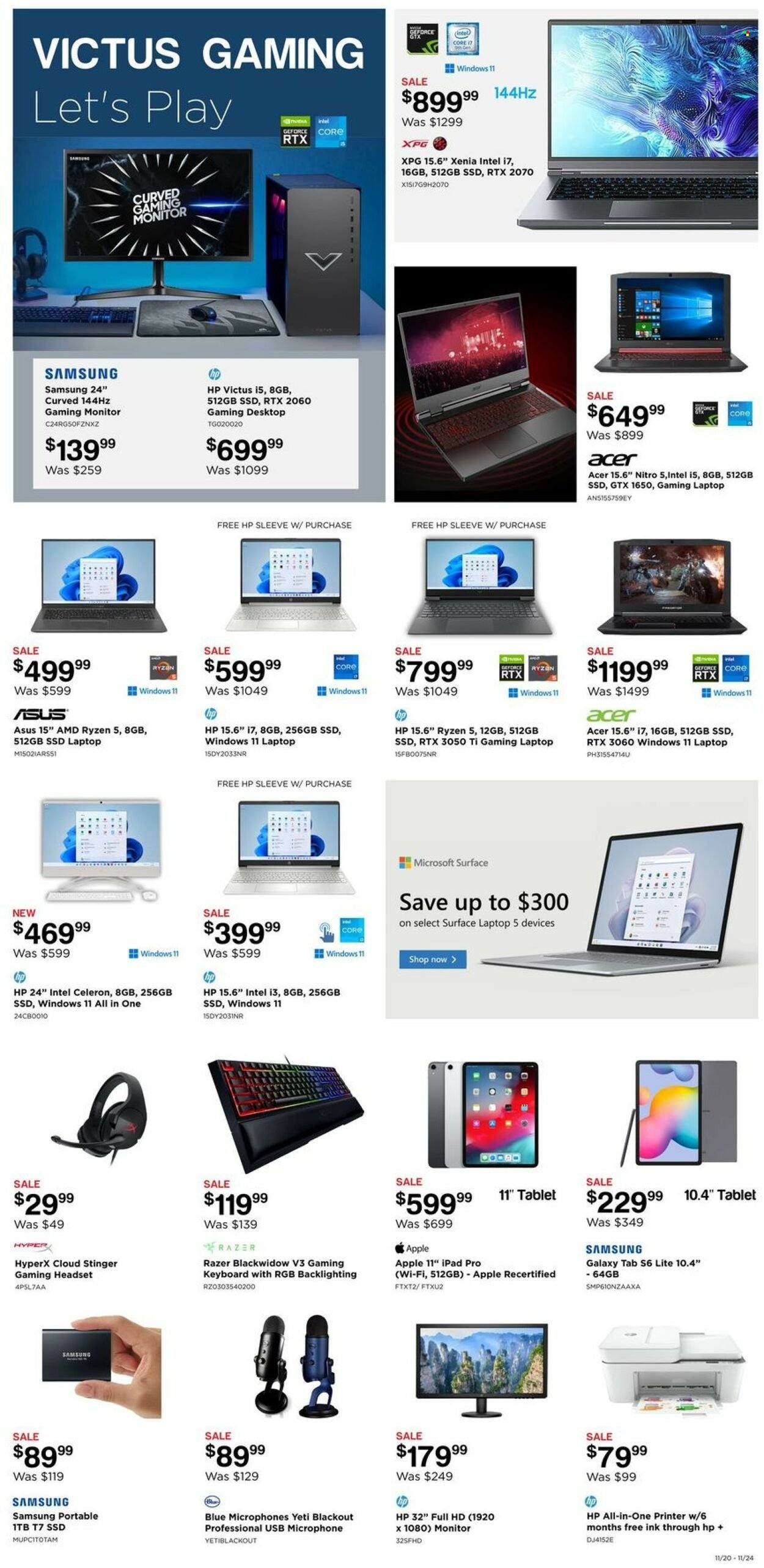 Electronic Express (AL, TN) Weekly Ad Flyer Specials November 20 to November 22, 2022