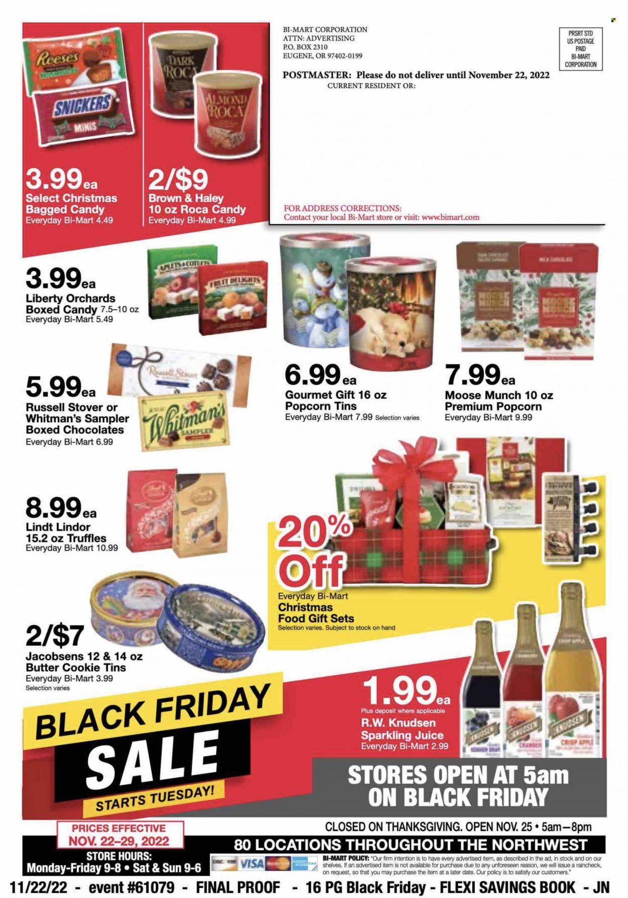Bi-Mart (ID, OR, WA) Weekly Ad Flyer Specials November 22 to November 29, 2022