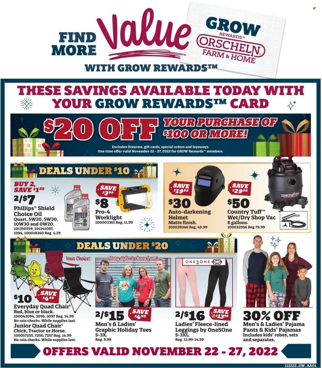 Orscheln Farm and Home (IA, IN, KS, MO, NE, OK) Weekly Ad Flyer Specials November 22 to November 27, 2022