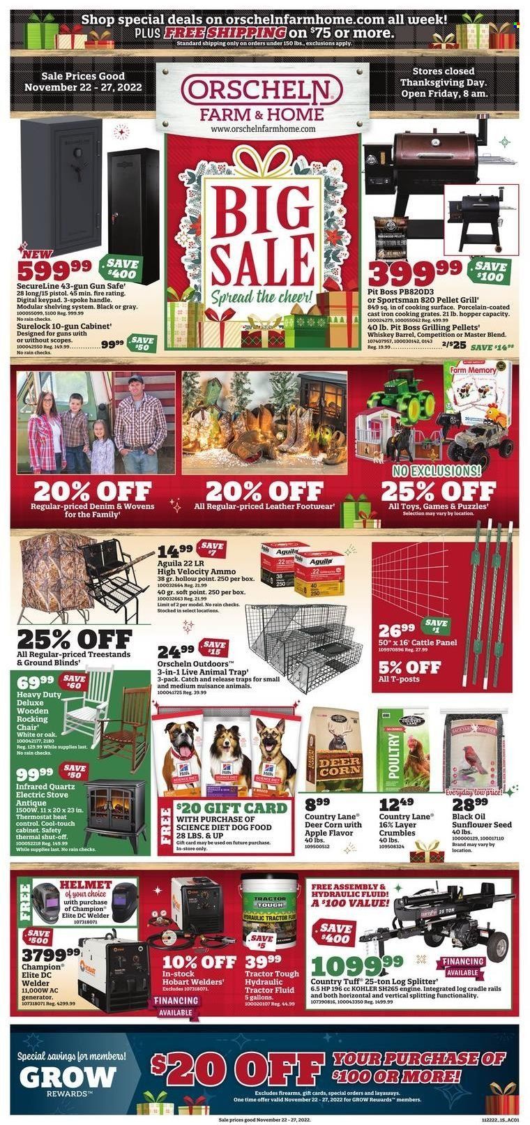 Orscheln Farm and Home (IA, IN, KS, MO, NE, OK) Weekly Ad Flyer Specials November 22 to November 27, 2022