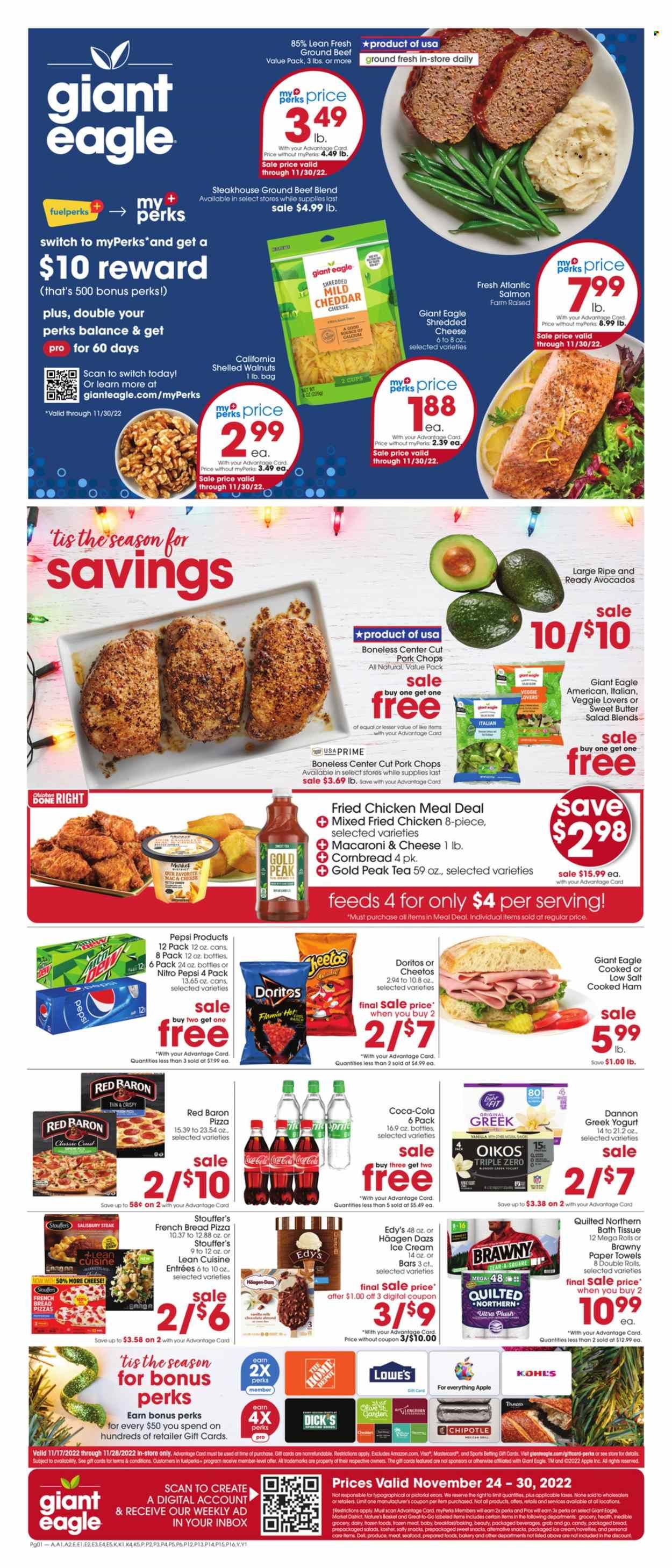 Giant Eagle (OH, PA) Weekly Ad Flyer Specials November 24 to November 30, 2022