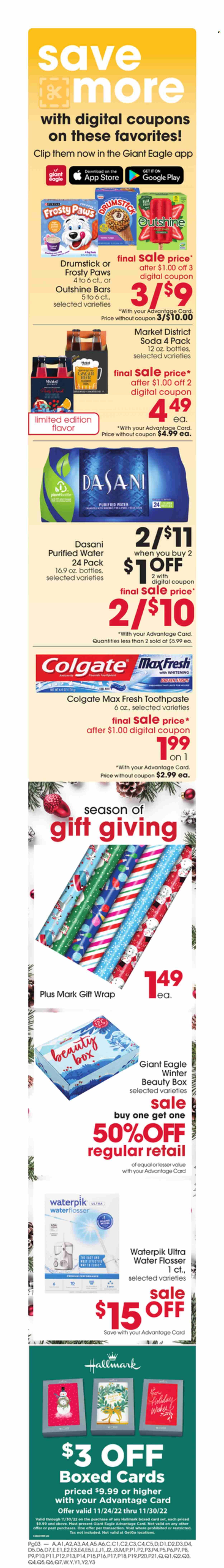 Giant Eagle (OH, PA) Weekly Ad Flyer Specials November 24 to November 30, 2022