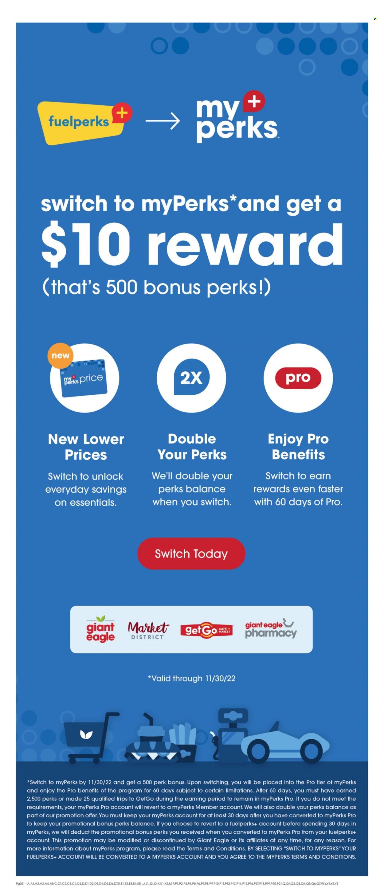 Giant Eagle (OH, PA) Weekly Ad Flyer Specials November 24 to November 30, 2022