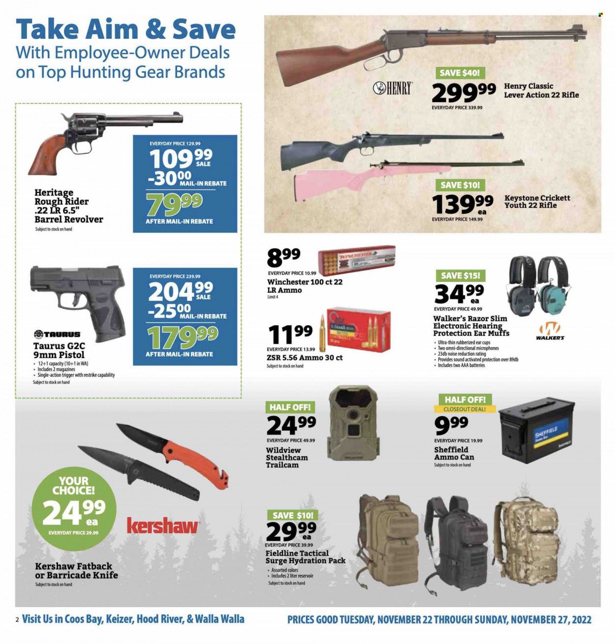 Cascade Farm And Outdoor (OR, WA) Weekly Ad Flyer Specials November 22 to November 27, 2022