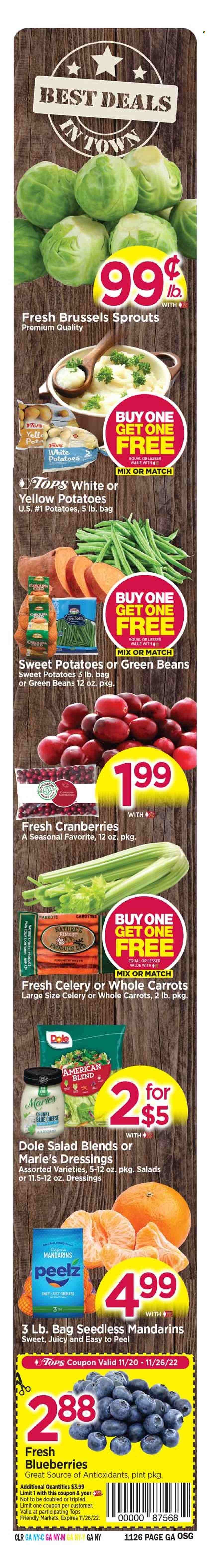 Tops Weekly Ad Flyer Specials November 20 to November 26, 2022
