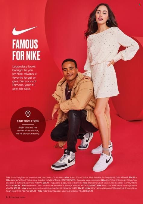 Famous Footwear Promotions & Flyer Specials December 2022