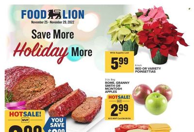 Food Lion (VA) Weekly Ad Flyer Specials November 25 to November 29, 2022