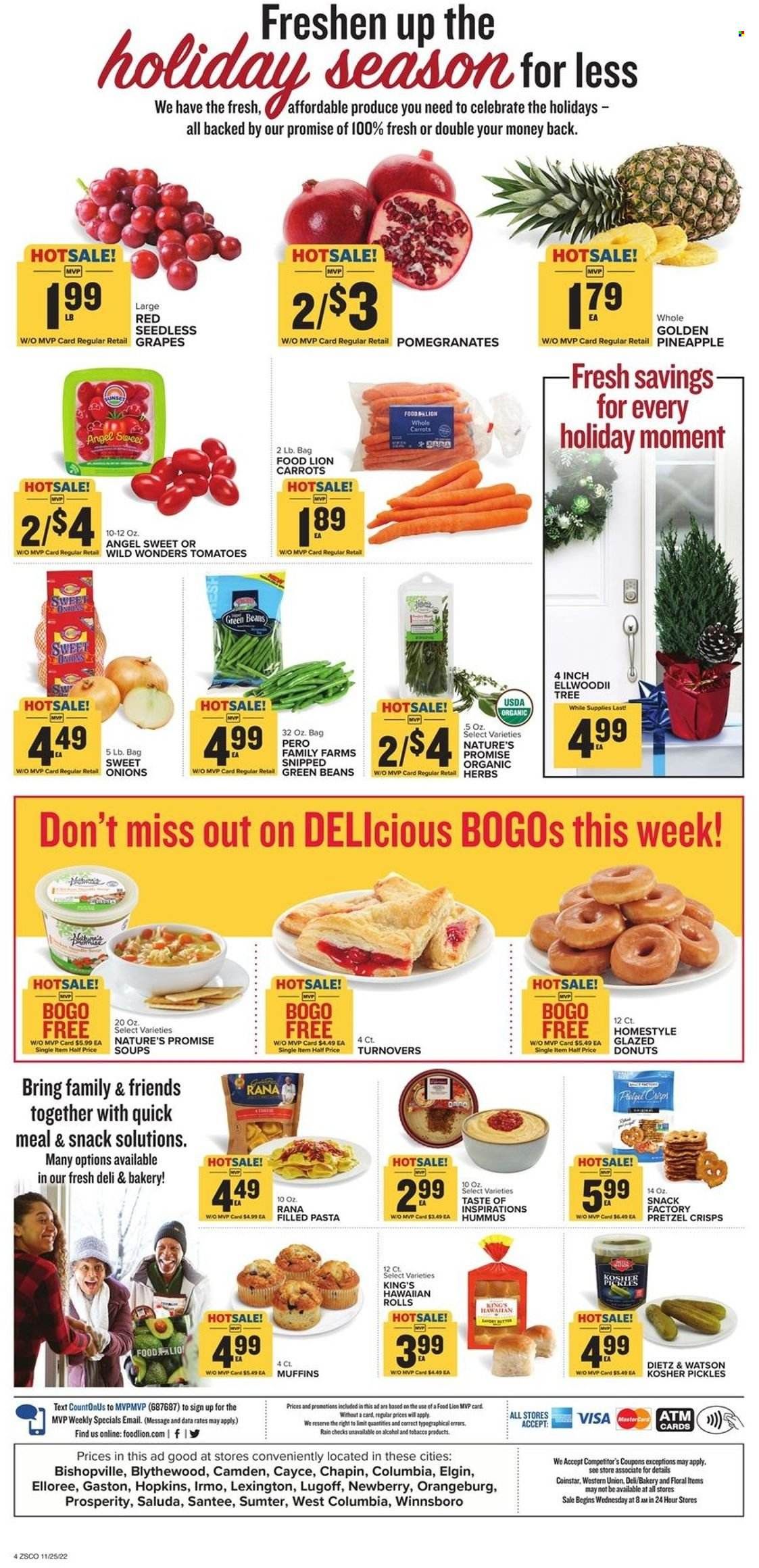 Food Lion (SC) Weekly Ad Flyer Specials November 25 to November 29, 2022