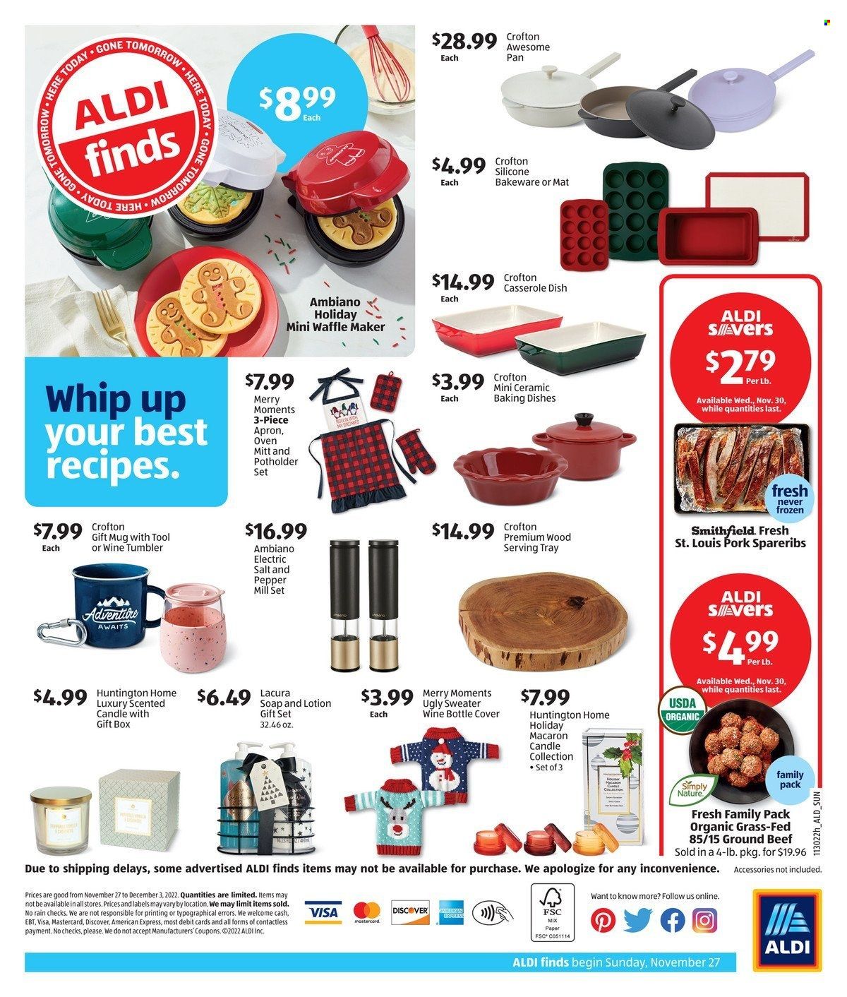 ALDI (MI, MN, NJ, NY, PA, VT) Weekly Ad Flyer Specials November 27 to December 3, 2022