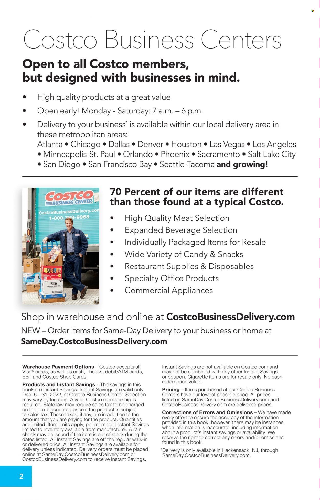 Costco Weekly Ad Flyer Specials December 5 to December 31, 2022