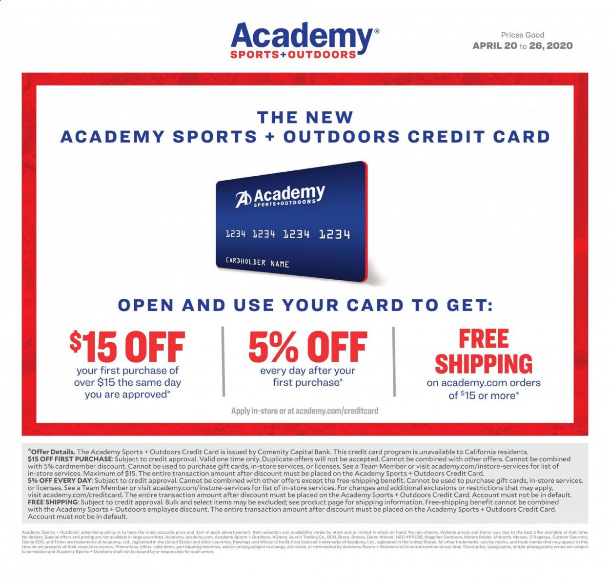 Academy Sports Weekly Ad & Flyer April 20 to 26