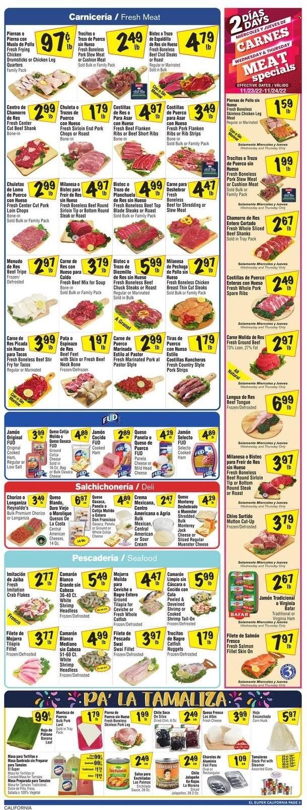 El Super (CA, NM, NV, TX) Weekly Ad Flyer Specials November 23 to November 29, 2022