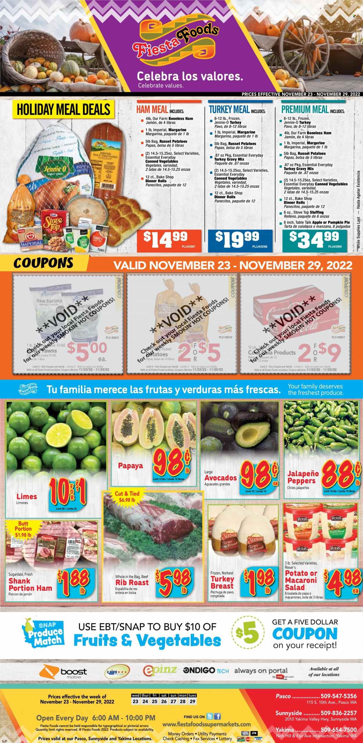 Fiesta Foods SuperMarkets (WA) Weekly Ad Flyer Specials November 23 to November 29, 2022