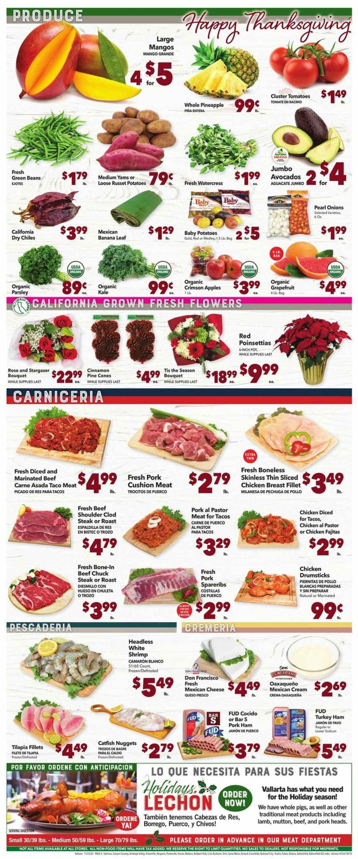Vallarta (CA) Weekly Ad Flyer Specials November 23 to November 29, 2022