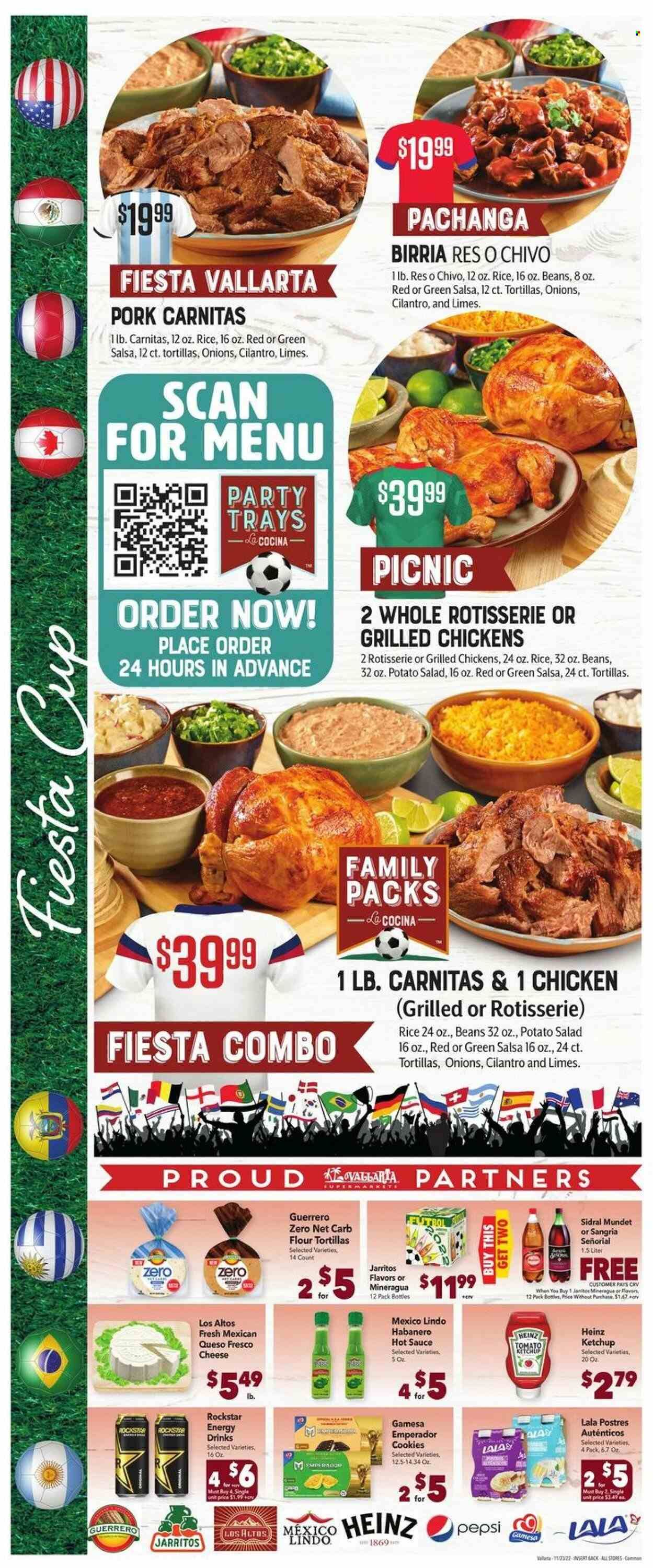 Vallarta (CA) Weekly Ad Flyer Specials November 23 to November 29, 2022