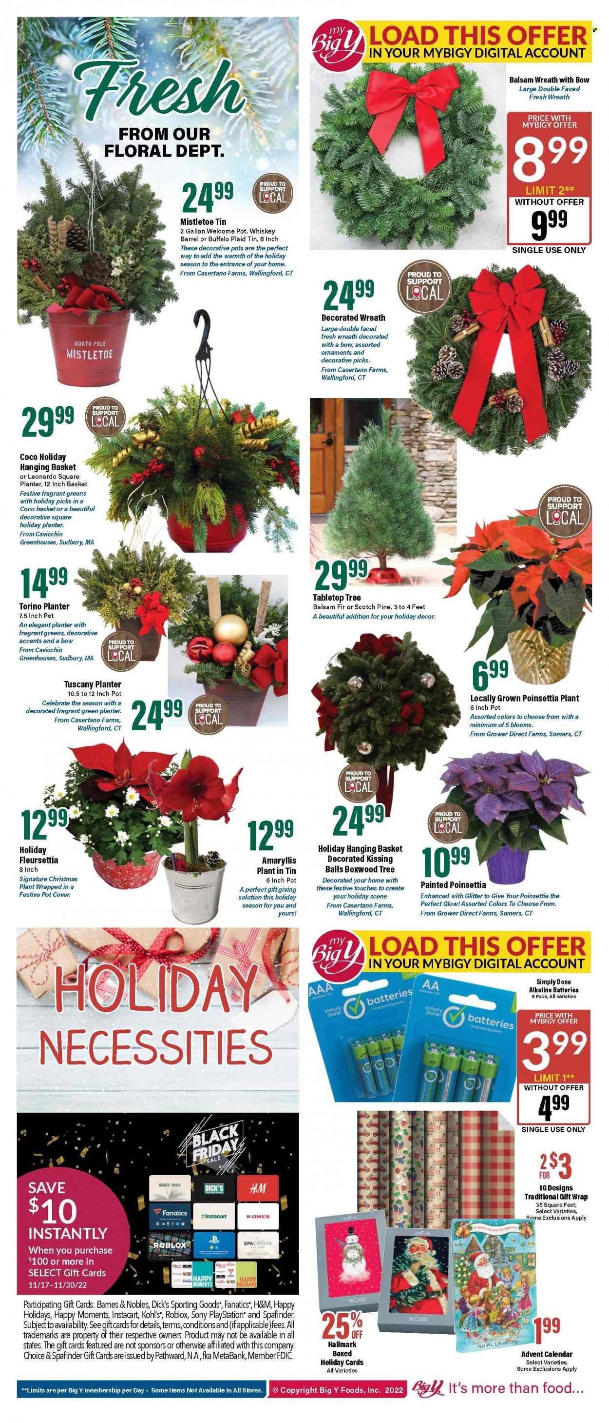 Big Y (MA) Weekly Ad Flyer Specials November 25 to November 30, 2022