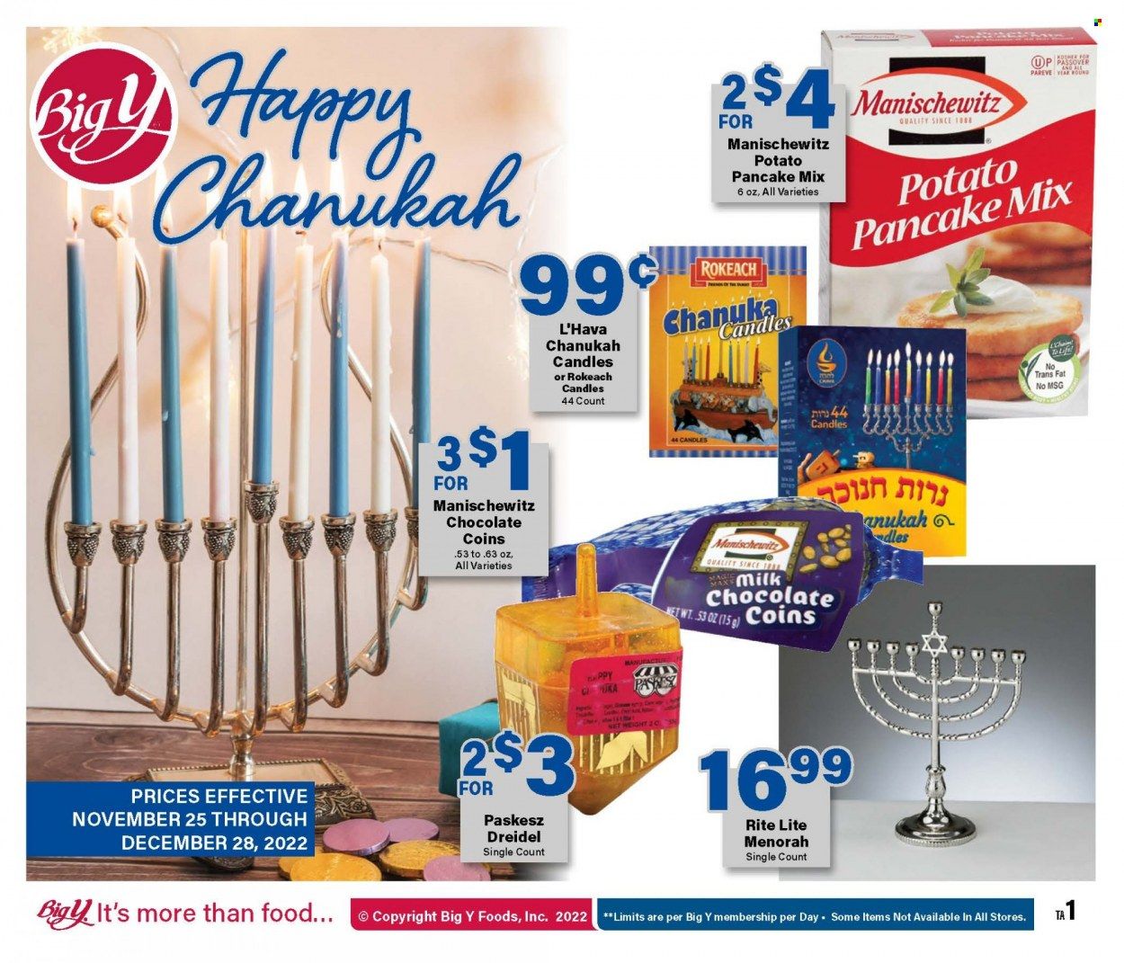 Big Y (MA) Weekly Ad Flyer Specials November 25 to November 30, 2022