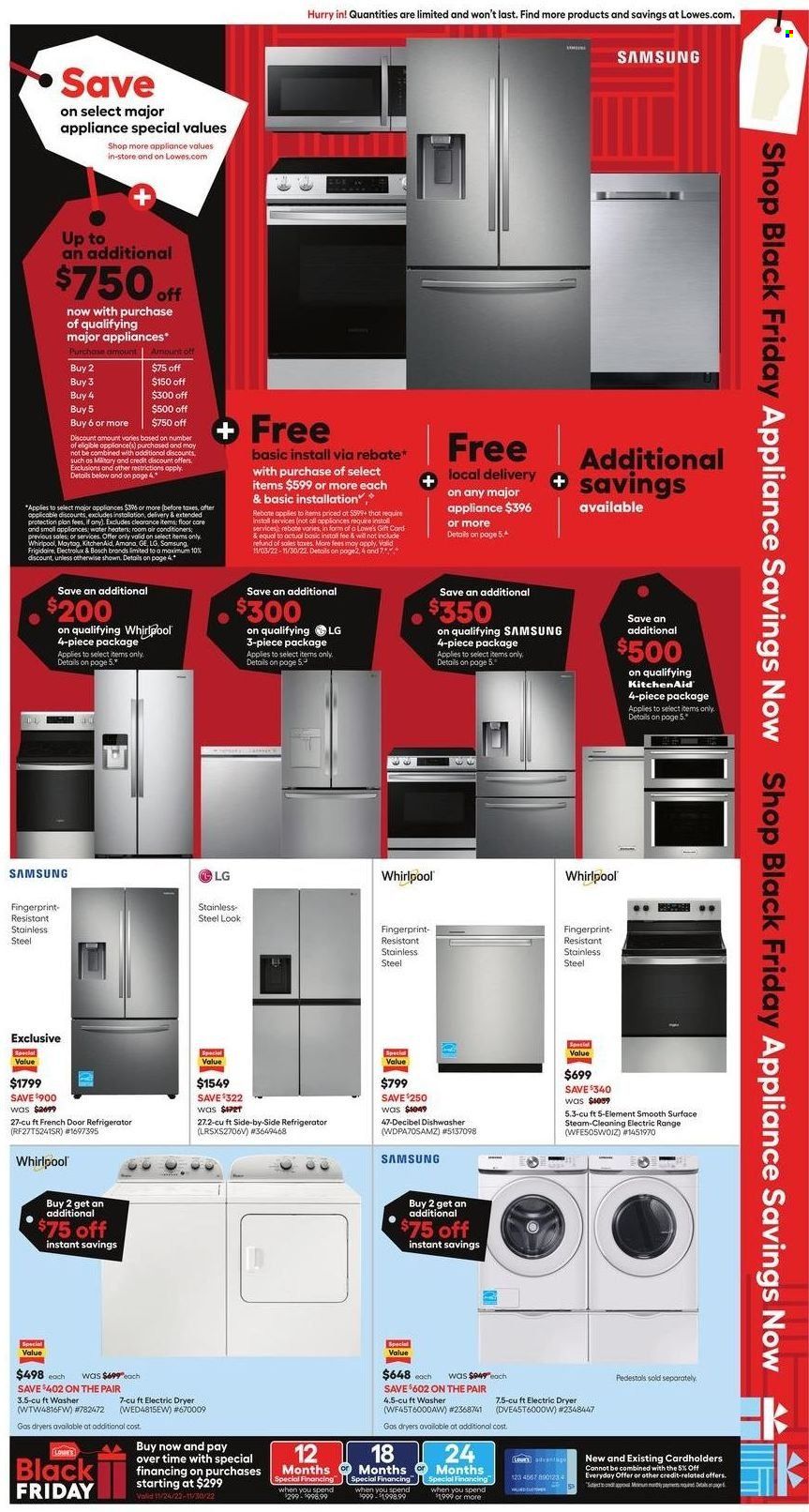 Lowe's Weekly Ad Flyer Specials November 24 to November 30, 2022