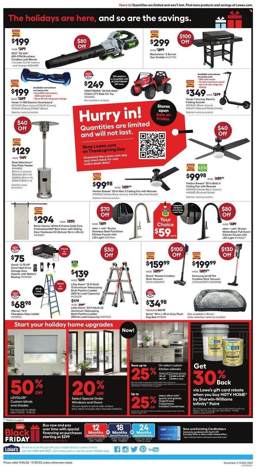 Lowe's Weekly Ad Flyer Specials November 24 to November 30, 2022