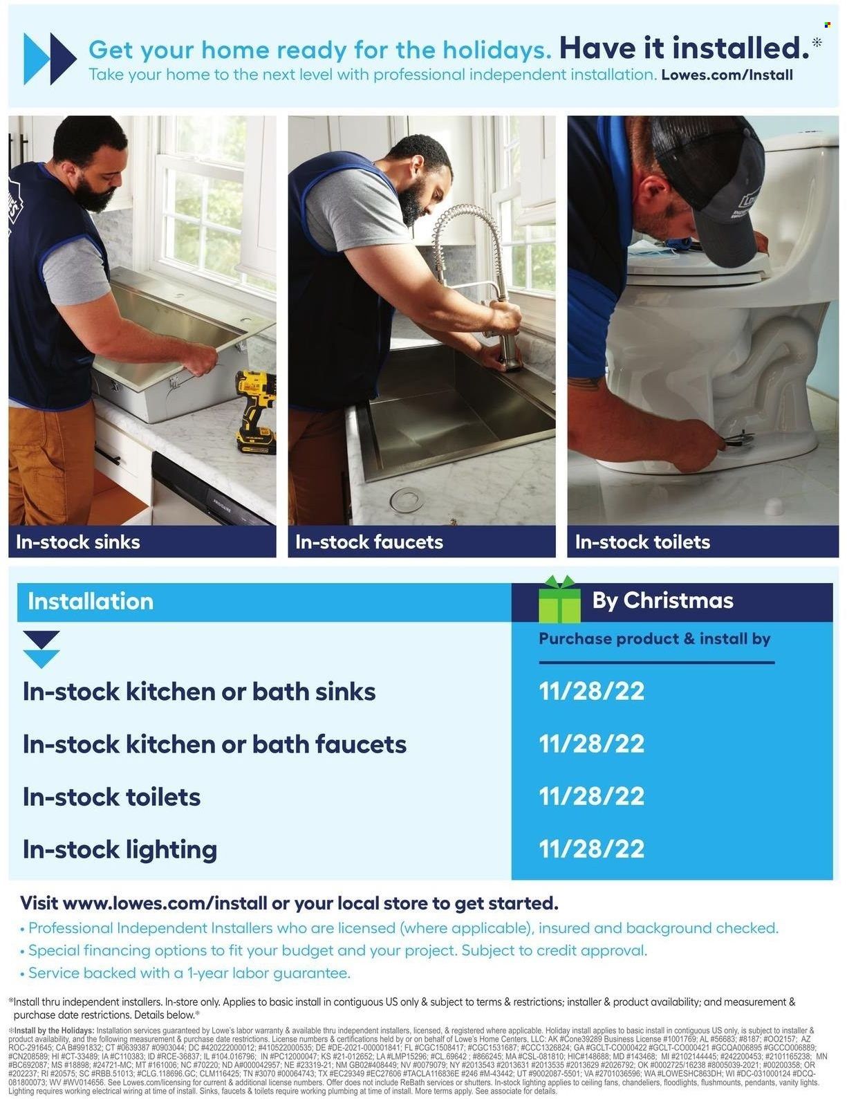 Lowe's Weekly Ad Flyer Specials November 24 to November 30, 2022