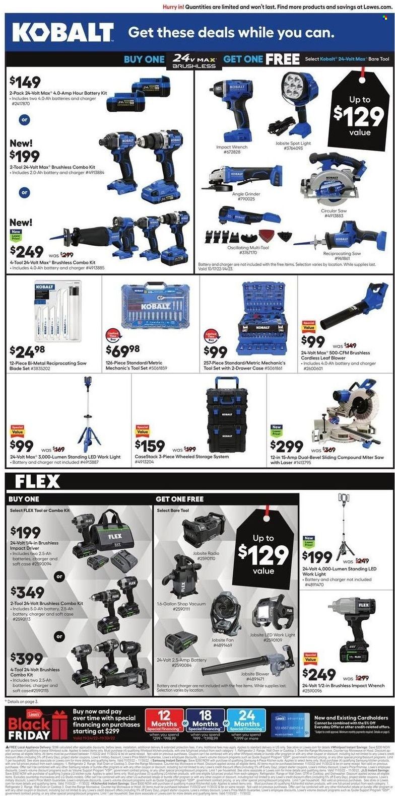 Lowe's Weekly Ad Flyer Specials November 24 to November 30, 2022