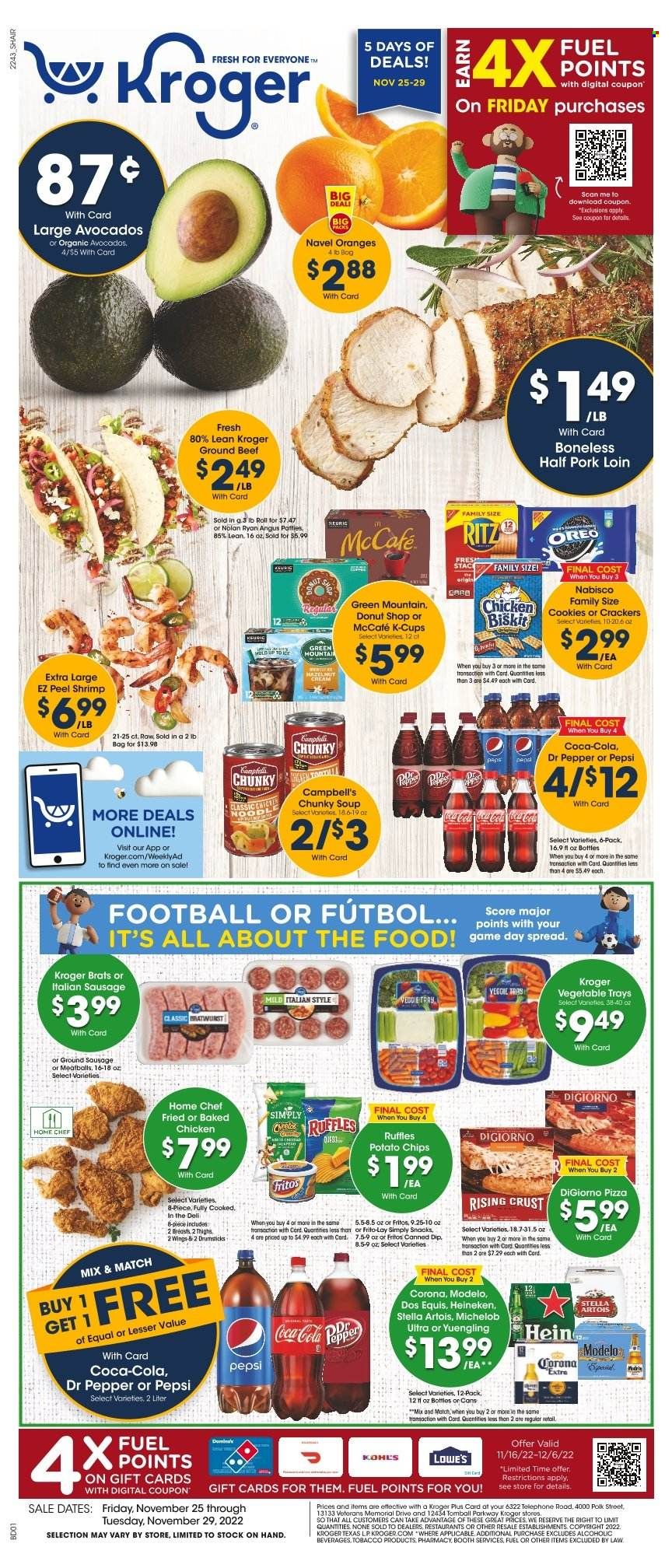 Kroger (GA, IL, LA, MI, OK, SC, TN, TX, VA) Weekly Ad Flyer Specials November 25 to November 29, 2022