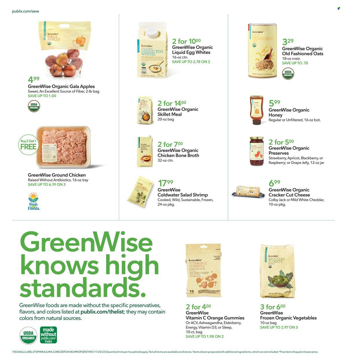 Publix (AL, FL, GA, NC, SC, TN) Weekly Ad Flyer Specials November 25 to November 30, 2022