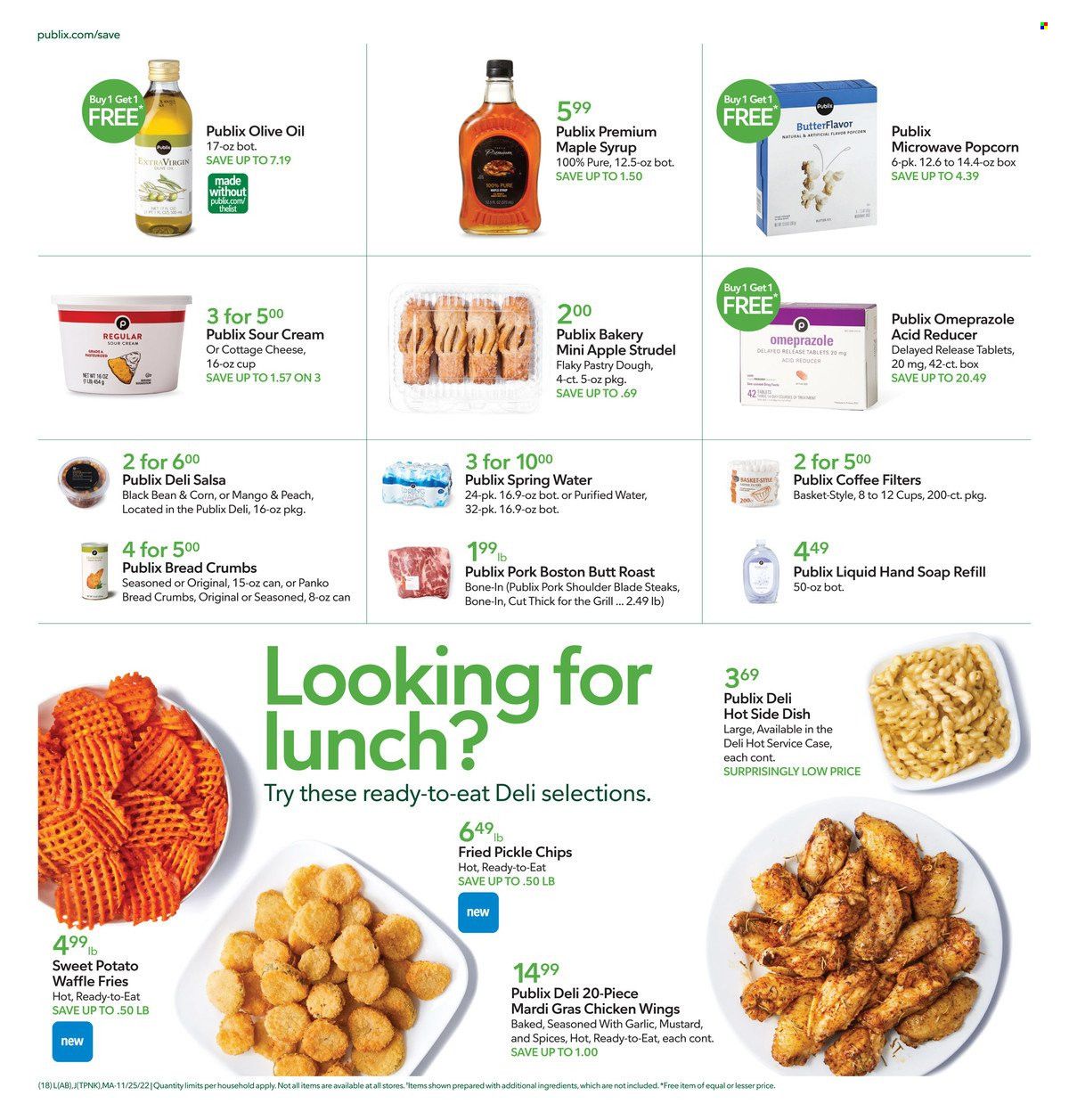 Publix (AL, FL, GA, NC, SC, TN) Weekly Ad Flyer Specials November 25 to November 30, 2022