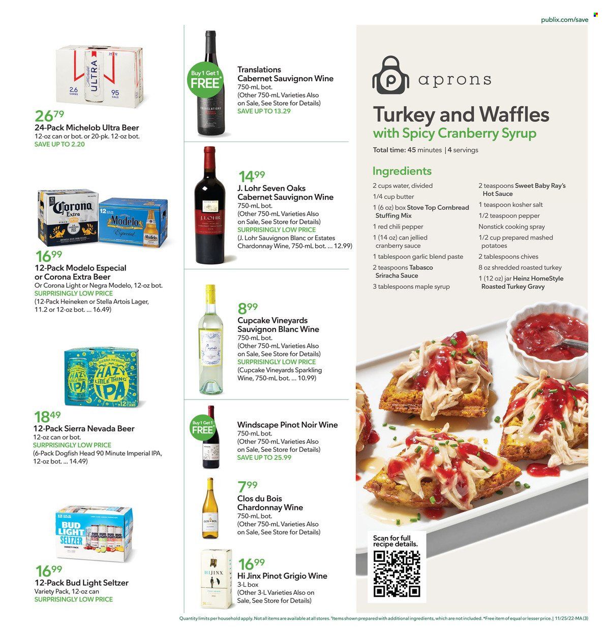 Publix (AL, FL, GA, NC, SC, TN) Weekly Ad Flyer Specials November 25 to November 30, 2022