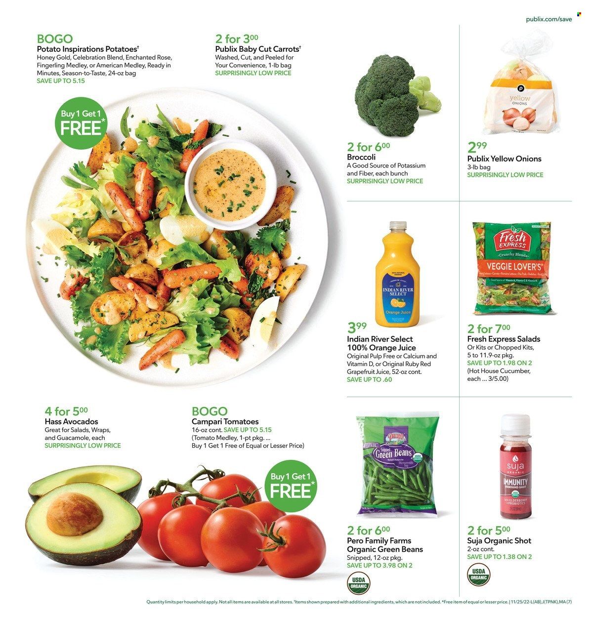 Publix (AL, FL, GA, NC, SC, TN) Weekly Ad Flyer Specials November 25 to November 30, 2022